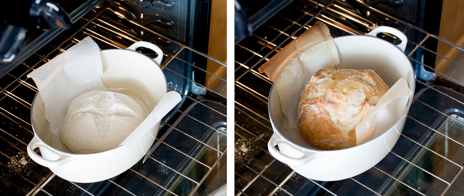 Potted Pans Dutch Oven for Sourdough Bread Baking - 10 inch Red Enameled Cast Iron Bread Cloche for Homemade Bread Boule Loaves - Artisan Bakers