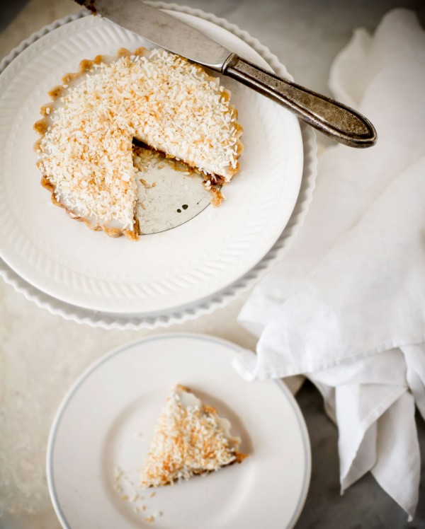 coconut tart, chocolate coconut tart, light coconut tart, easter dessert