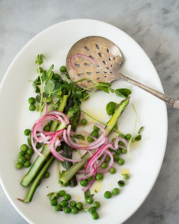 Spring Salad- A Stack of Dishes