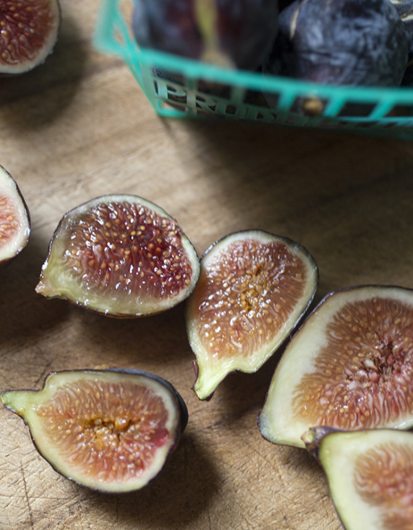 Sliced Figs - A Stack of Dishes