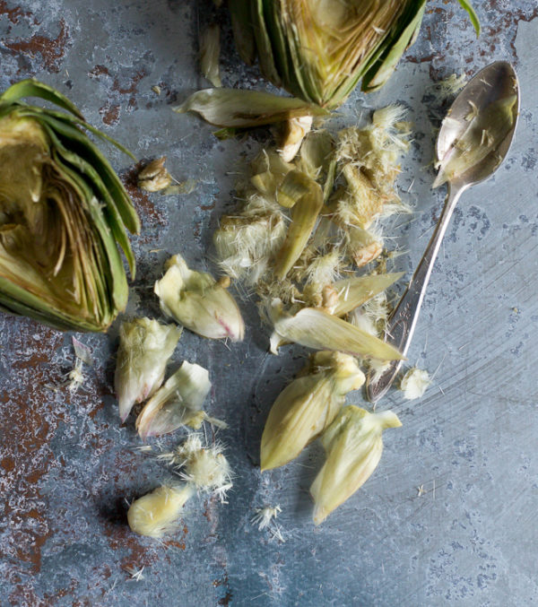 Artichokes Pan Seared- A Stack of Dishes