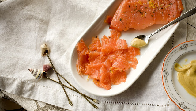 gravlax, gravlax recipe, a stack of dishes