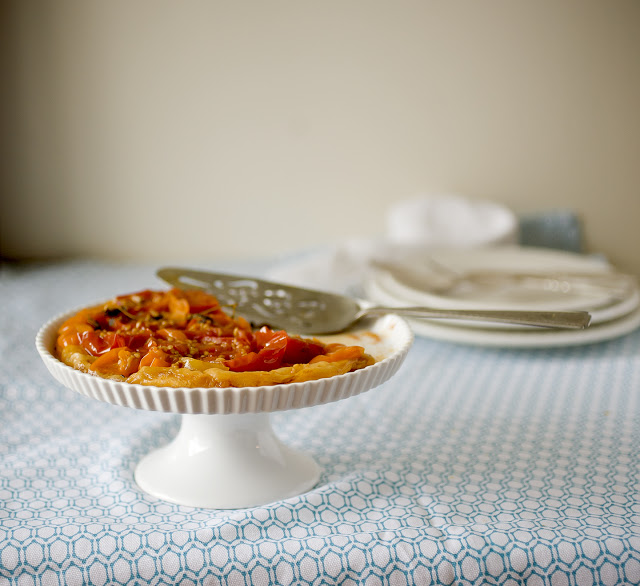 tomato tart, rustic tomato tart