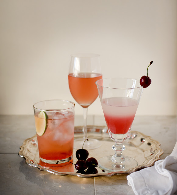 cocktails, pink cocktails