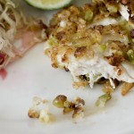 wasabi crusted chicken, thai chicken, thai salad