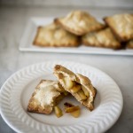 hand pie, apple pie, apple hand pie, a stack of dishes, pie