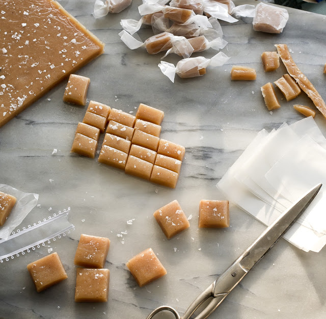 caramels, salted caramels