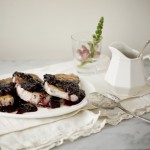 pork chop, winter fruit sauce, fruit sauce