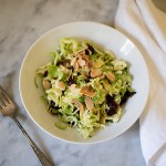 Brussel Sprout Salad~ A Stack of Dishes