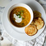 Coconut Red Lentil Soup~ A Stack of Dishes