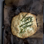 Free Form Asparagus Tart - A Stack of Dishes