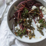 Carrot Lentil Pomogranate molasses Salad- A Stack of Dishes