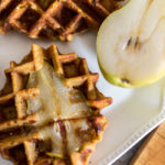 Whole Grain waffles- A Stack of Dishes