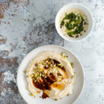 Pomegranate Pistachio Hummus- A Stack of Dishes